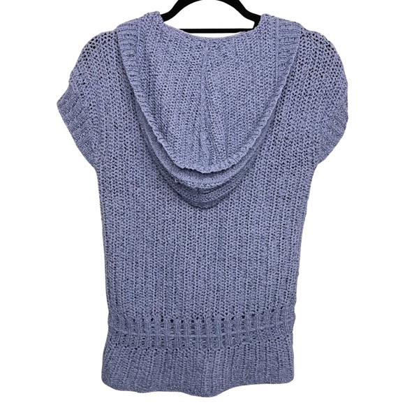 HP 🎉🎉 Y2k DKNY Crocheted Hooded Top - Picture 5 of 7